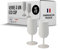 SPARKLERS CLUB Verres à Vin Réutilisables Eco Cup 12cl (18cl à ras bord) MADE IN FRANCE - Fabriqué en en Polypropylène, Verre Jetable et Réutilisable de Haute Qualité (Blanc, 12)
