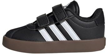 adidas Unisex Kinder VL Court 3.0 Shoes, Core Black/Cloud White/Core Black, 25 EU