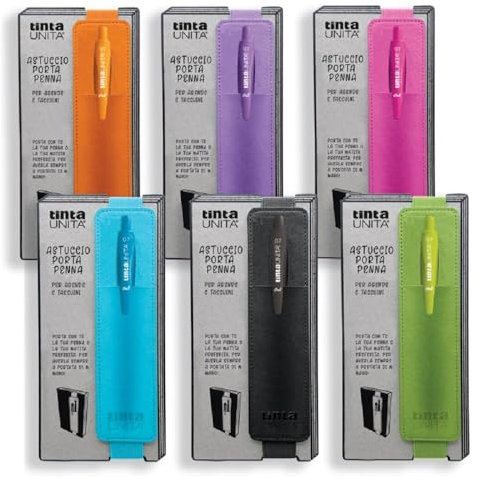 TINTA UNITA Astuccio portapenna con elastico con penna 0.7 gel (1 PEZZO RANDOM)