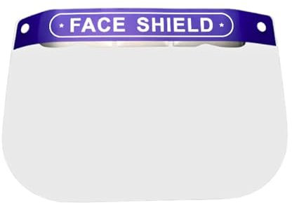Oraldent Face Shields 25 Stück - Antibeschlag Schutz Vollgesichtsschild - Augenschutzschirme für Brillenträger - Gesichtsvisiere Schutzmasken