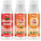 INSPIRE FOOD Sirop de Bubble Tea 3-Pack | Fraise, Mangue et Pêche | Pur Jus de Fruits | 300 ml