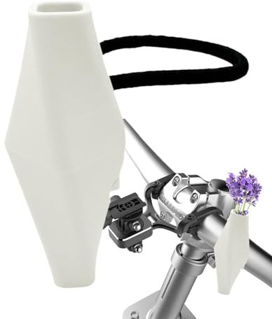 biike Blumenhalter – Biike Lenker Pflanzenhalter, Biike Lenker Vase | Biike Flower Display Abnehmbarer Charm, Fahrrad Zubehör Biike Dekoration Blumenvasen für Reitbegeisterte