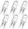 EKSAVE Backofenlampe G9 Halogenlampe 40W 230V Oven Lampe Für Backofen- und Mikrowellenanwendungen 300 Grad C Hitzebeständige Glühbirnen 6 Stück