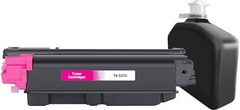 Jhaan Toner kompatibel für Kyocera TK5270 TK-5270K ECOSYS M6230cidn M6230cidnt M6630cidn P6230cdn 1T02TV0NL0 (Magenta)