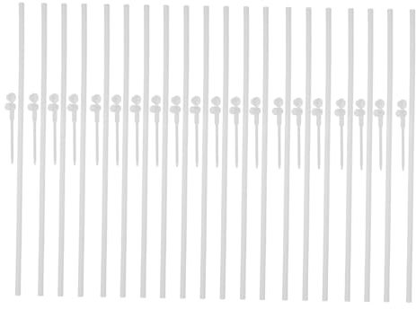 KOMBIUDA Create Your Own Windmill 20 Pack Windmill Pole DIY Windmill Sticks Windmill Accessories Pinwheel Plastic Rods Adhesive Jewelry Tags