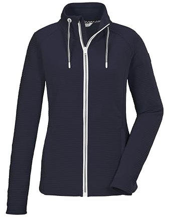 killtec Damen Powerstretchjacke mit Stehkragen KOS 24 WMN FLX JCKT, nachtblau, 38, 42850-000