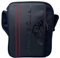 Athletic Club Bolso Bandolera Deportivo, Negro con Detalles en Rojo, Oficial