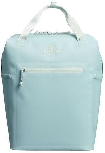 Stanley All Day Madeleine Mini Backpack Soft Cooler 14 Quarts | 20 Can Cooler with Handle and Shoulder Straps | Stays Cold for Hours | Insulated Travel Bag with Zipper | BPA-Free | Seafoam