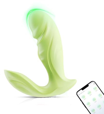 PQKuss Butterfly Vibratoren Vibration für Frauen Wearable Butterflyvibratoren für Sie Tragbarer Klitorisstimulator Leise G Punkt Vibrator Sexspielzeug mit APP und 9 Vibrationsmodi