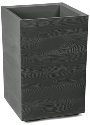 LAMELA Plant Pot, Charcoal, 60 cm, 36L