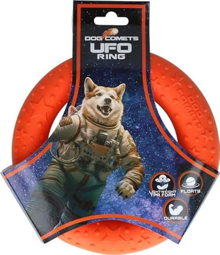 Dog Comets Anillo OVNI Cometas Perro Naranja