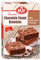 RUF Chocolate Chunk Brownies, Backmischung für saftig weiche Brownies mit Vollmilch-Schokostückchen, inkl. Backform, 1x410g