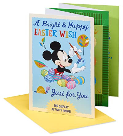 American Greetings Osterkarte für Kinder (Mickey Maus) Micky Maus Osterkarte.