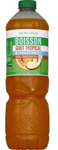 Monoprix Boisson goût tropical à l'eau de source - La bouteille de 2 l
