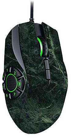 MightySkins Skin for Razer Naga Hex V2 Gaming Mouse - Green Marble | Protective, Durable, and Unique Vinyl Decal wrap Cover | Easy to Apply, Remove, and Change Styles | Made in The USA