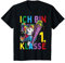 Kinder Einschulung Ich bin 1. Klasse Einhorn mit Schultüte T-Shirt