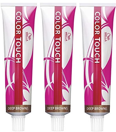 3er Wella Professionals Color Touch 6/77 Dunkelblond Braun Intensiv 60 ml