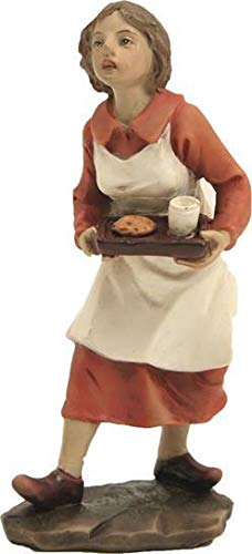 Dekop Bäuerin mit Brotzeit, geeignet für 11cm Krippenfiguren (44635100174)
