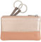 DUDU Astuccio portachiavi colorato in pelle uomo donna formato bustina con zip Ballerina