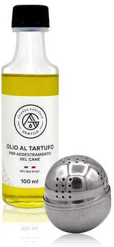 Kit professionnel pour l'entraînement des chiens pour la recherche de truffe, comprenant un œuf d'entraînement pour chiens (DIFFUSEUR INOX) haute qualité en acier inoxydable et un guide PDF.