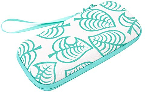 Hopcd Tragetasche für Nintendo Switch, schlanke Schutzhülle für Switch mit doppelten Reißverschlüssen/Fächern/Staubdicht/Anti-Drop