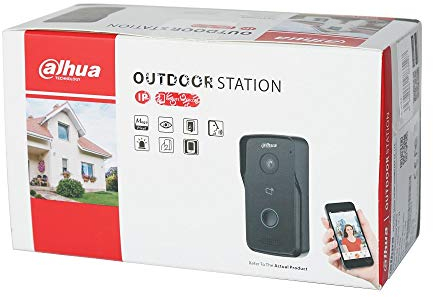 Dahua Multi-Language VTO2111D-P-S2 802.3af PoE IP Villa Doorbell,Video Intercom,Porte Phone,P2P Cloud, Door Station