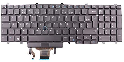 LeFix AZERTY Français Clavier NEUF pour Dell Latitude E5550 E5570 E5580 E5590 5550 5580 5590 5591