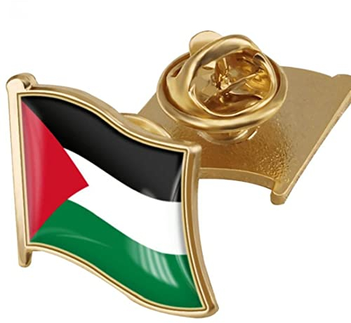 Haowul Palästina Flagge Revers Pin Badge National Country Flagge Button Revers Pin Kostenlos Palästina National Emaille Pin Für Männer Frauen