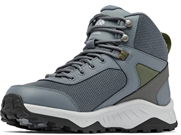 Columbia Trailstorm Ascend Mid WP wasserdichte Wanderstiefel für Herren, Grau (Graphite x Nori), 41.5 EU