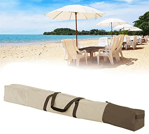 Sac de rangement pour parasol de jardin - 170 cm - Housse de parasol de plage - Sac de transport pliable - Imperméable à l'eau et à la poussière