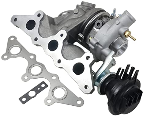 Bisenya Turbolader mit Abgaskrümmer Dichtungen GT1238S Ersatz für Cabrio 450 City-Coupe 450 Crossblade Fortwo 450 0.6 1998-2004 1600960699 1600960599