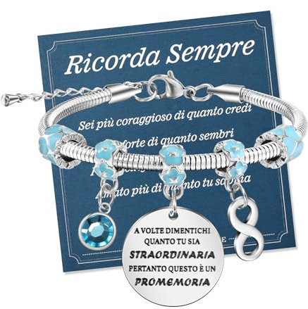 BOCHOI Bracciale Amica Bracciale In Acciaio Inossidabile Regalo Donna Regalo Compleanno Per Le Donne Amica Figlia Mamma