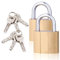 Padlocks with Keys, 38mm Small Padlock with Key Heavy Duty Brass Suitcase Pad Lock and Key Outdoor for Shed Gym Locker Gate Cabinets 2 Pack QOD-38mm