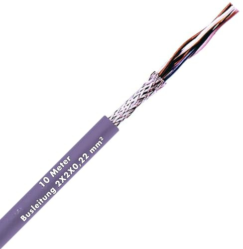 Lapp 10 metri 2170261 Unitronic BUS CAN, cavo bus 2 x 2 x 0,22 mm², cavo di segnale in PVC, cavo intrecciato, cavo dati I certificato UL, viola