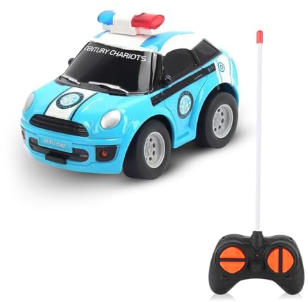 Hojalis Juguete de policía Coche teledirigido a Partir de 2 3 años, Coche teledirigido a Partir de 2 3 4 años, Coche de Juguete para niños con Mando a Distancia, Regalo para cumpleaños para niño
