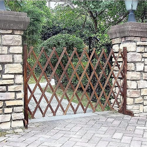 ELzEy Clôture en Bois, Panneaux de Treillis télescopiques autoportants for l'extérieur, Panneau de clôture utilisé comme décoration for la Maison/Grille de Jardin. (Size : 90 * 170cm)