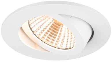 SLV NEW TRIA 68, Deckeneinbauleuchte, 2700K, 38°, IP 20, rund, weiß
