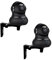 Wall Mount Compatible with Litokam Little Elf/Blink Mini Pan-Tilt/ieGeek Surveillance Camera, Pack of 2 Adjustable Camera Wall Mount Ceiling Mount Brackets (Black)