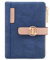 REETEE Portefeuille Femme PU Cuir Porte Monnaie Femme Petit Format Courte Porte Feuilles pour Femmes Porte-chéquiers Porte-Cartes 7 Emplacements pour Cartes et Zippé Pochette à Monnaie (Bleu foncé)