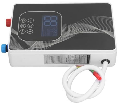 Instant Hot Water Heater, Electric Mini Tank Storage IPX4 Waterproof, Self Modulating and Eliminate Time Boiler Storage for Kitchen Bathroom Washing