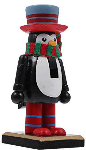 TOPBATHY Classic Walnut Nutcracker Christmas Decoration Puppet Toy Desktop Decor for Boys and Girls