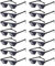 Geopty 14 schwarze Thug Life Brillen, coole Partybrille, 8 Bits Pixel, Mosaik, Sonnenbrillen, Foto-Requisiten