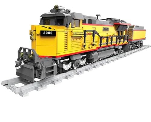 Brigamo Güterzug Diesel Lok AC6000CW inkl. Motor, 1162 Klemmbausteine