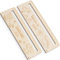 COYUN 2pcs Lesehilfe und Lineal für Schulkind personalisiert,17 cm Lineal mit Namen Geschenk zum Schulbeginn Einschulungsgeschenk aus Holz