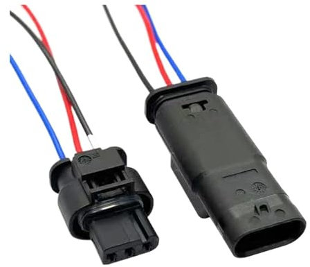 1 Set 3-polige Buchse, männlich, wasserdicht, Automobil-Kabelbaum-Anschlüsse, Rückfahr-Radar, Nockenwellensensor-Stecker, 805-121-521 (3p männlich, weiblich, 10 S)