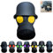 Deckkappe Für Die Anhängerkupplung,Fun Gasmaske Helm Anhängerkupplung Schild, Anhängerkupplung Schild für Anhängerkupplung Auto trimmen,Kunststoff Abdeckung Anhängerkupplung. (Gold)