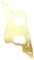 Premium E -Gitarre Pickguard Scratch Plate Ersatz 13 Löcher Anti -Scratch Aluminium -Legierung Guard Schwarz für Jazzmaster Classic Vibe E -Gitarre (GOLD)