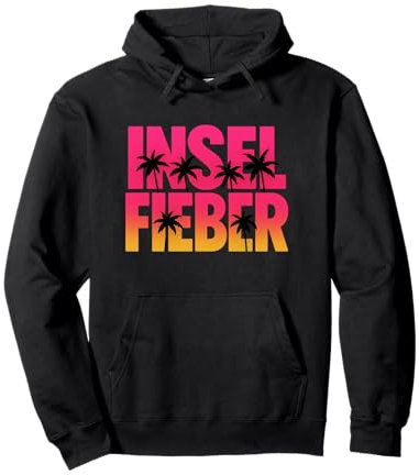 Inselfieber Tropen Sunset Palmen Design Pullover Hoodie