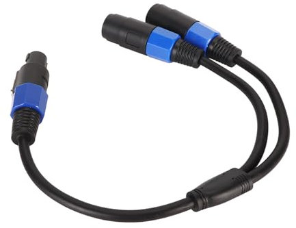 POENVFPO SPLITTER HOATER Cable Premium Brass Wire Material for Stage Monitors, Blocking, Plug and Set for Speakers and Interior Subwoofers