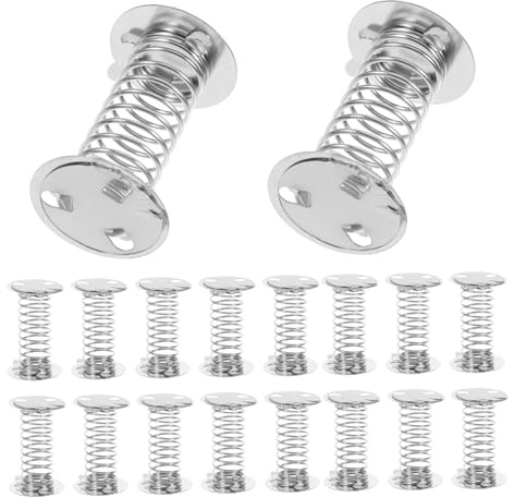 Supvox 20stücke Spiral-wackelfeder-Basis Metallfeder Zum Basteln Puppenbasis Für Autos Armaturenbrett DIY-zubehör Wackelfedern Für Dekorationen Federspielzeug-Teile Puppenfederersatz Bast